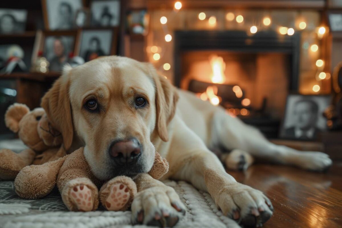 Nina, la labrador retrouve espoir et affection après la tragédie de sa maîtresse